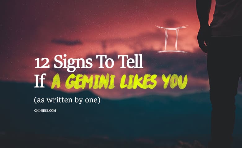 how to tell if a gemini likes you