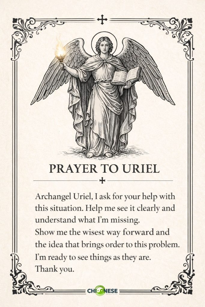 archangel uriel prayer