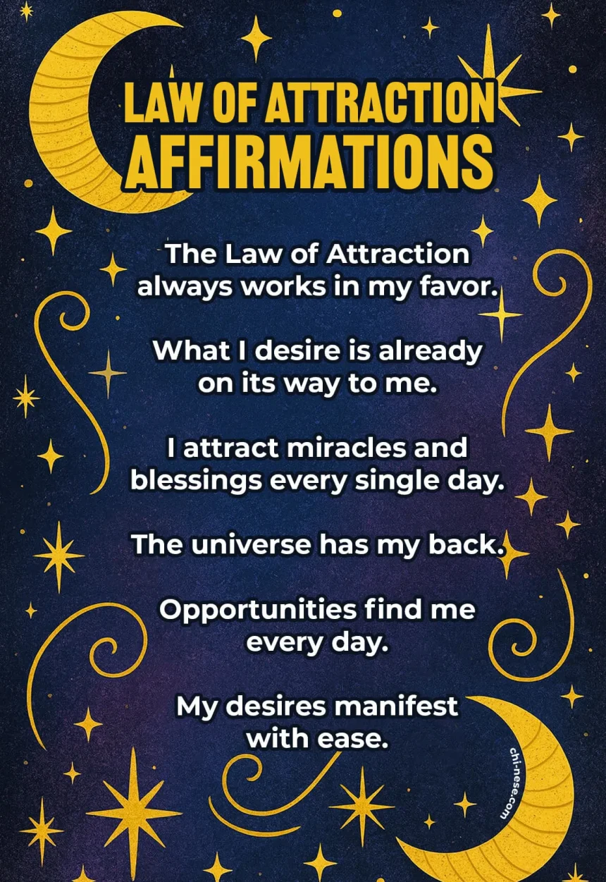 law of attraction affirmations