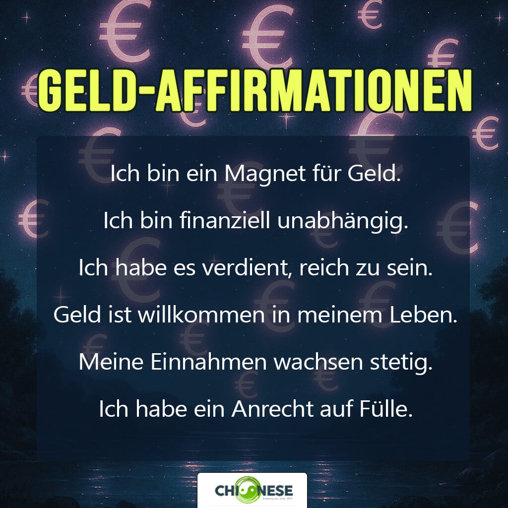 geld affirmationen