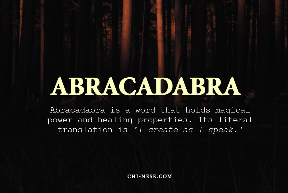 abracadabra meaning