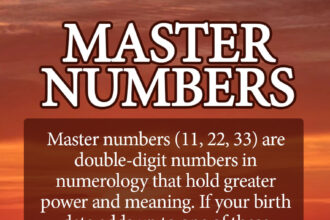 master numbers