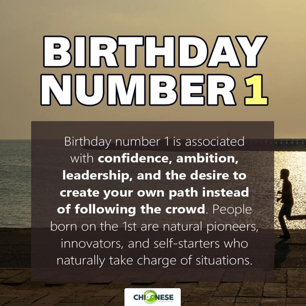 birthday number 1