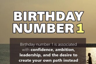 birthday number 1