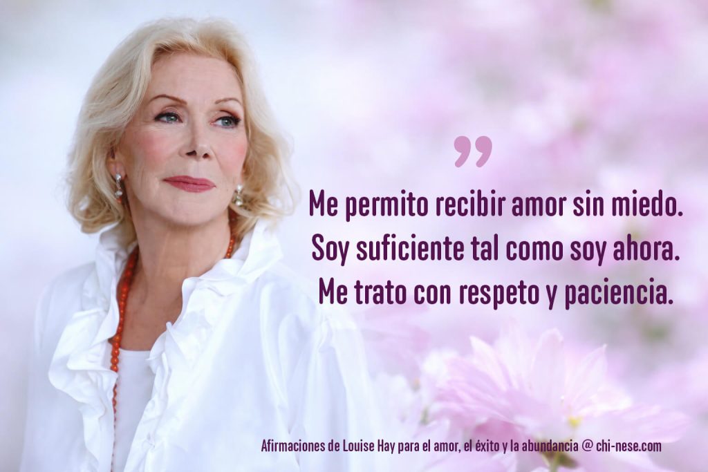 Afirmaciones de Louise Hay