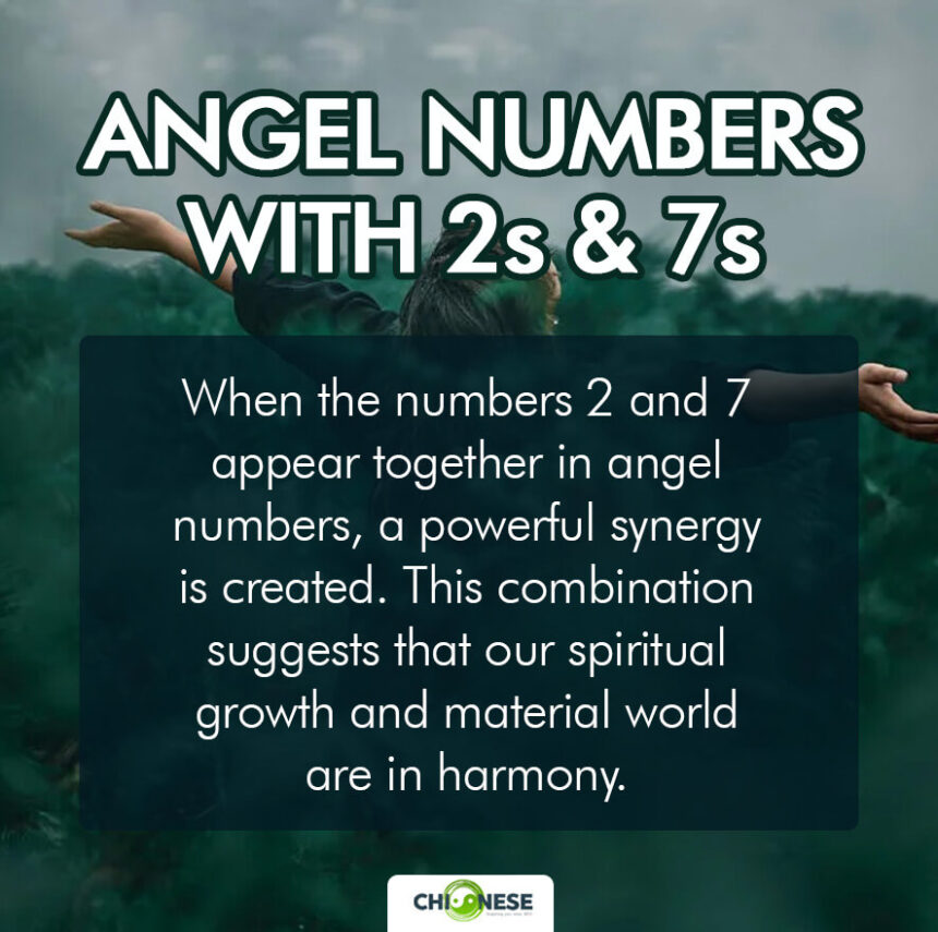 angel numbers 2 and 7