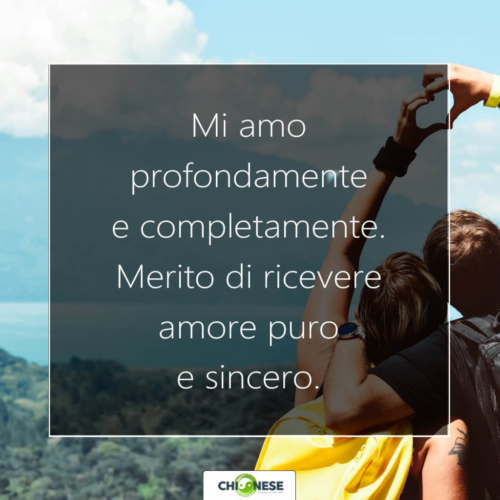 affermazioni positive per attirare amore