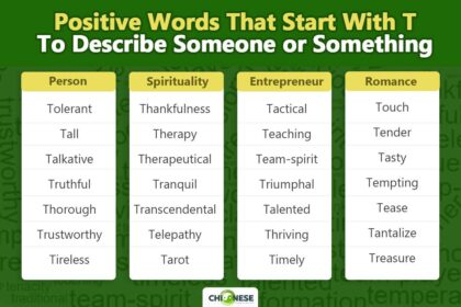 positive words that start with T to describe a person