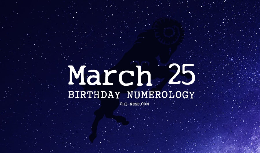 march 25 birthday numerology