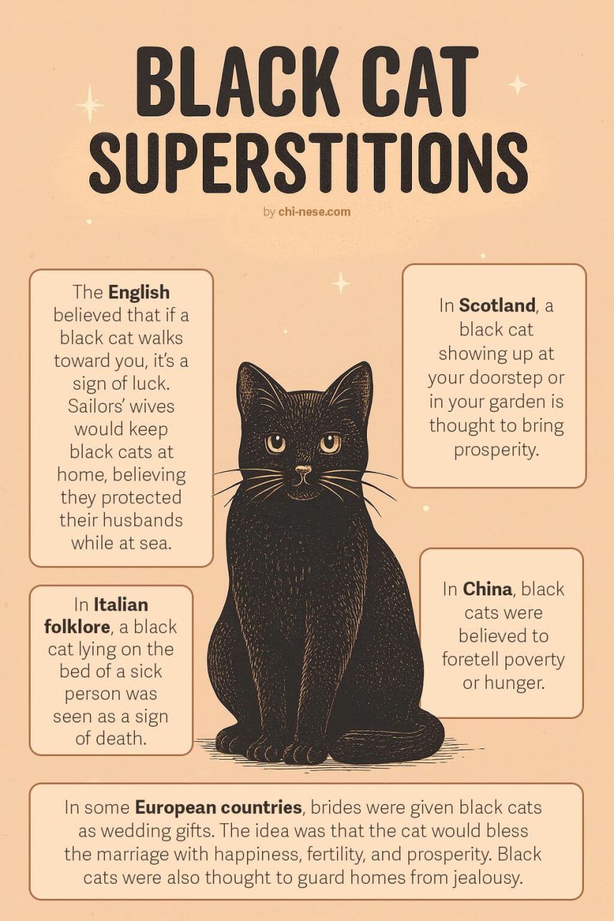 black cat superstitions