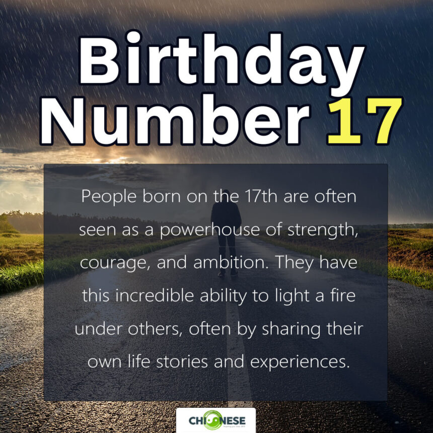 birthday number 17