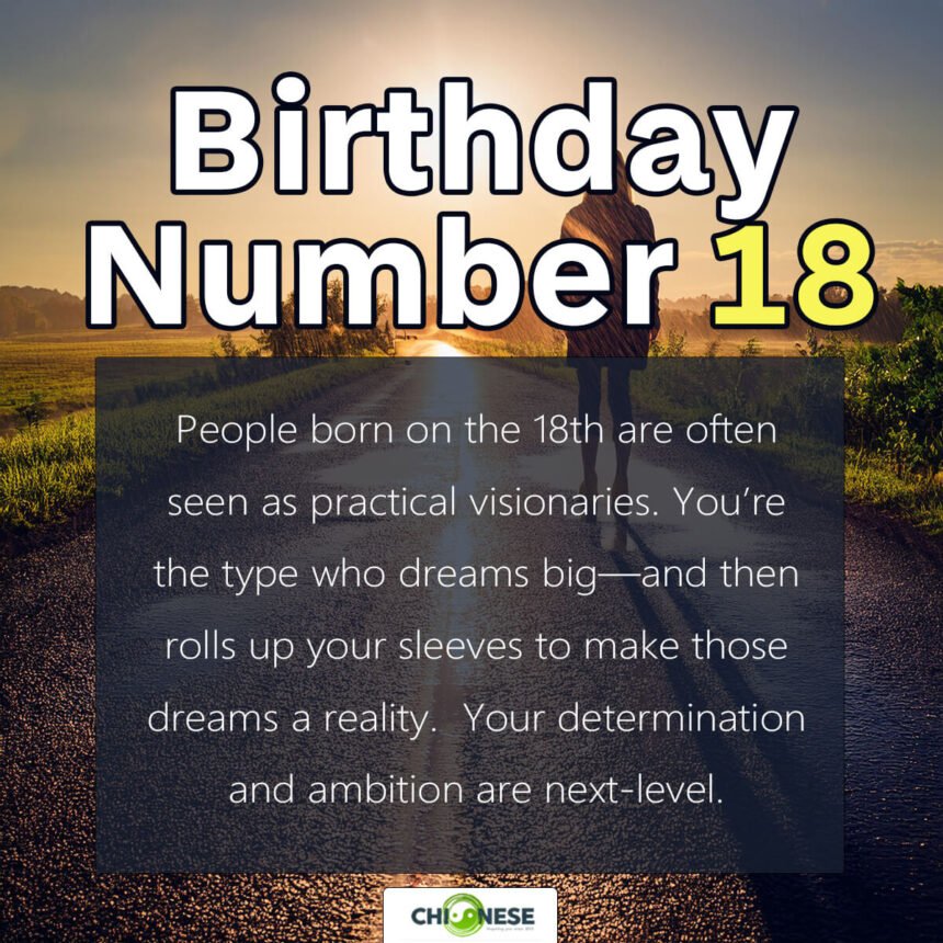 birthday number 18