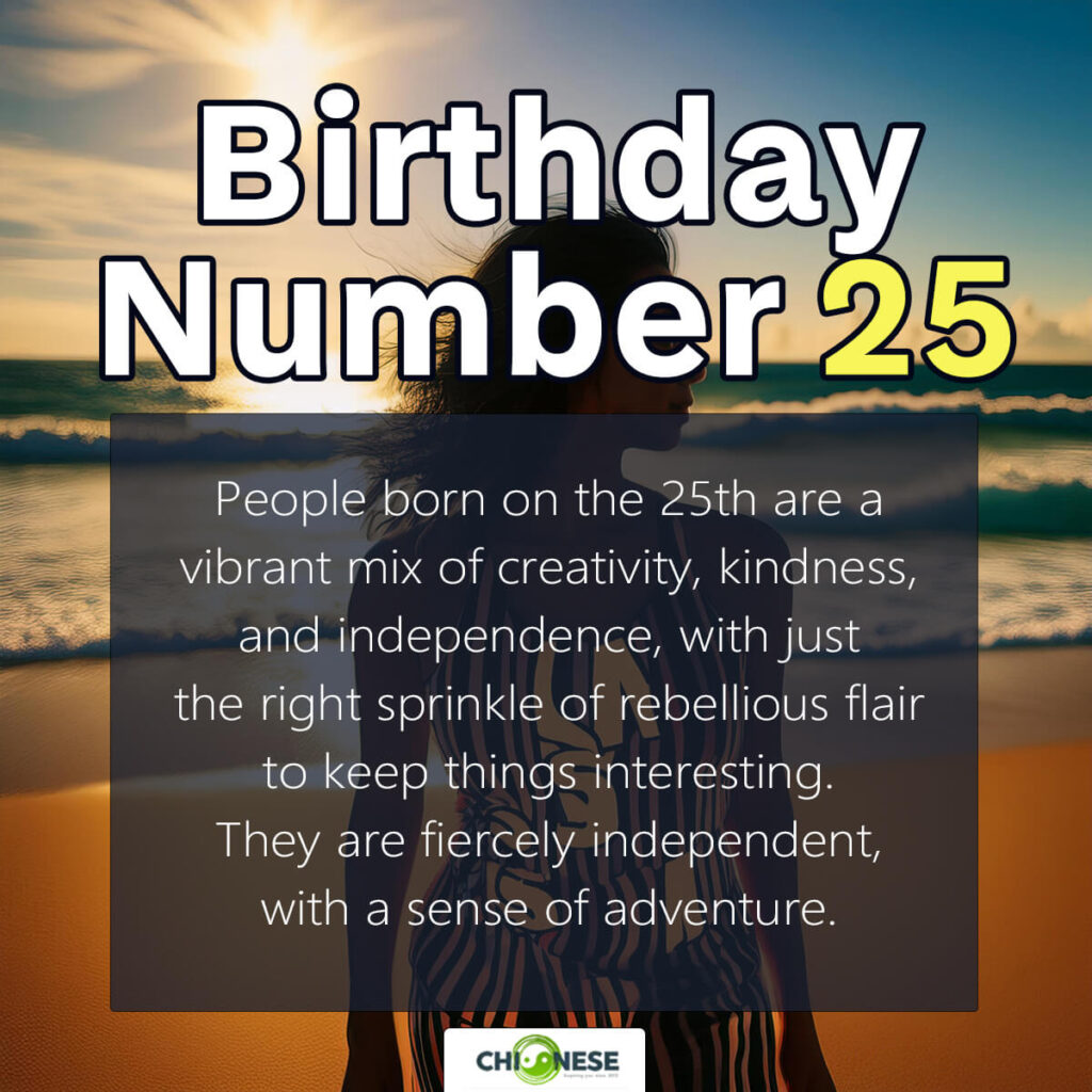 birthday number 25