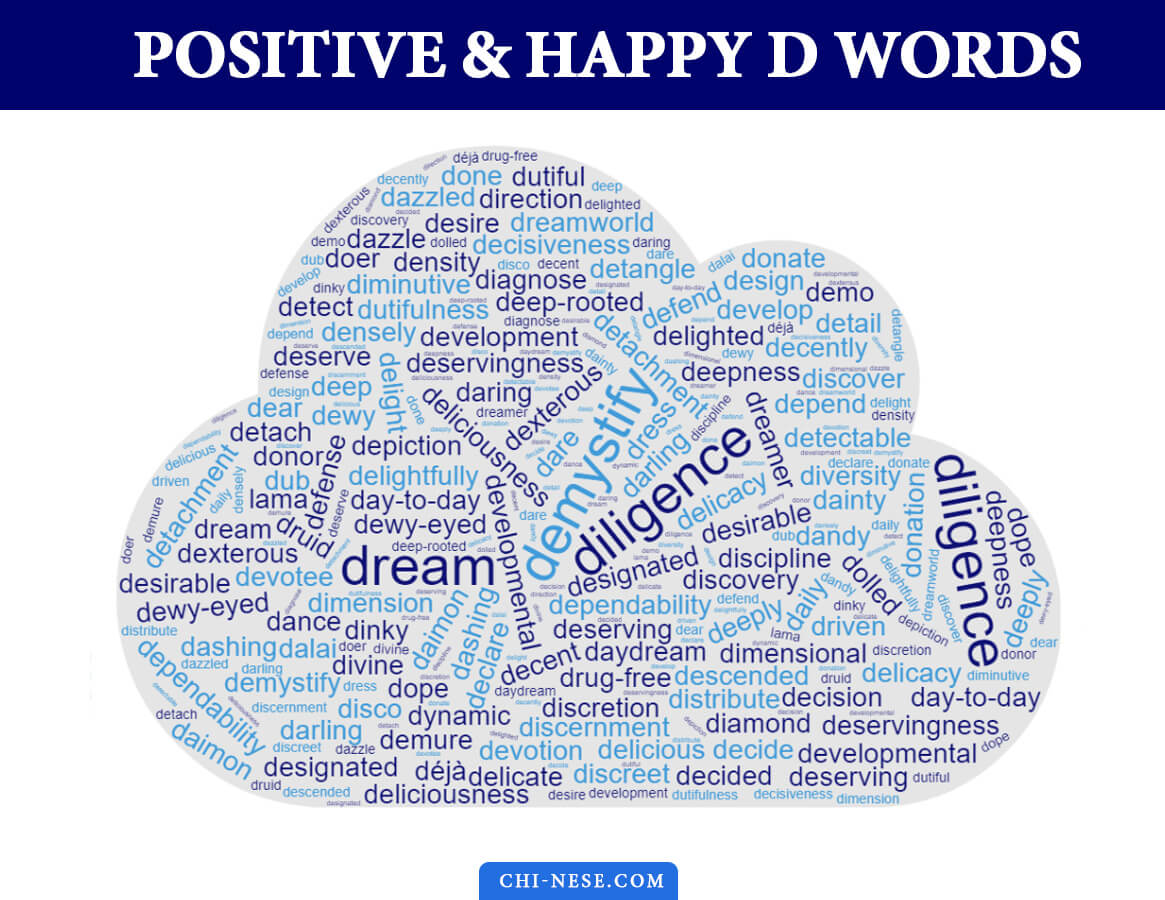 positive d words