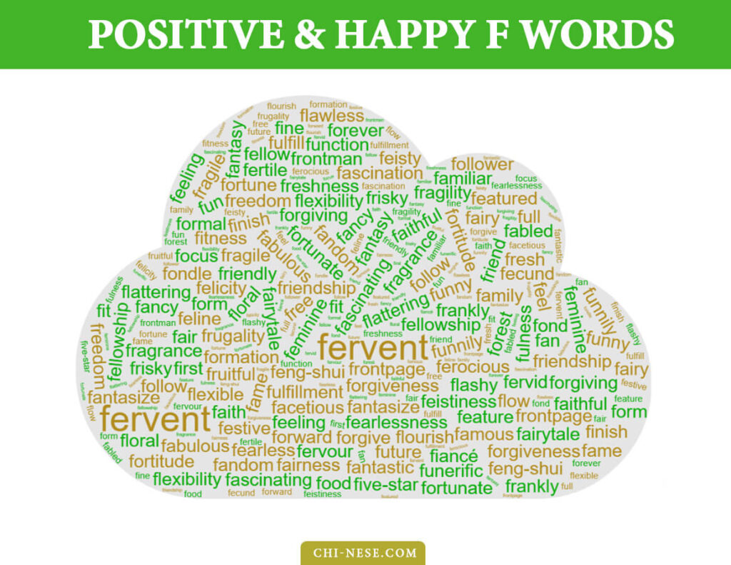 F words that are positive