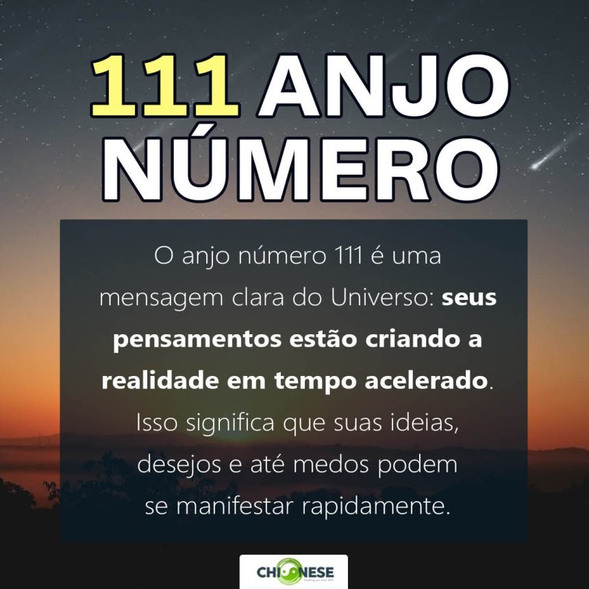 111 anjo significado