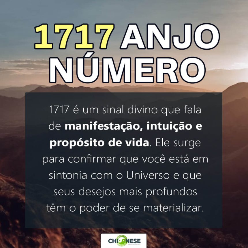 1717 anjo significado
