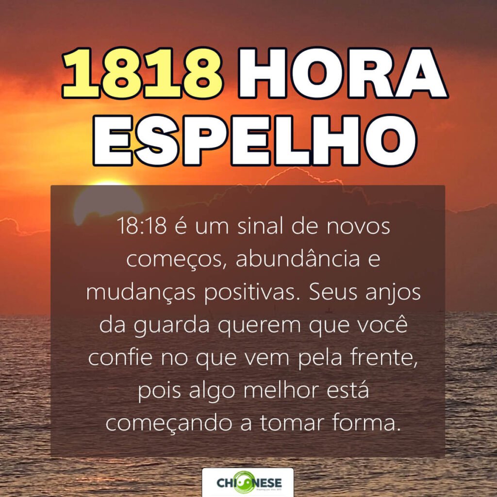 1818 hora espelho