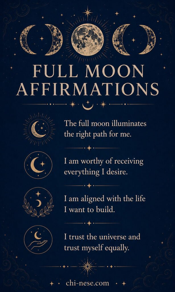 full moon affirmations