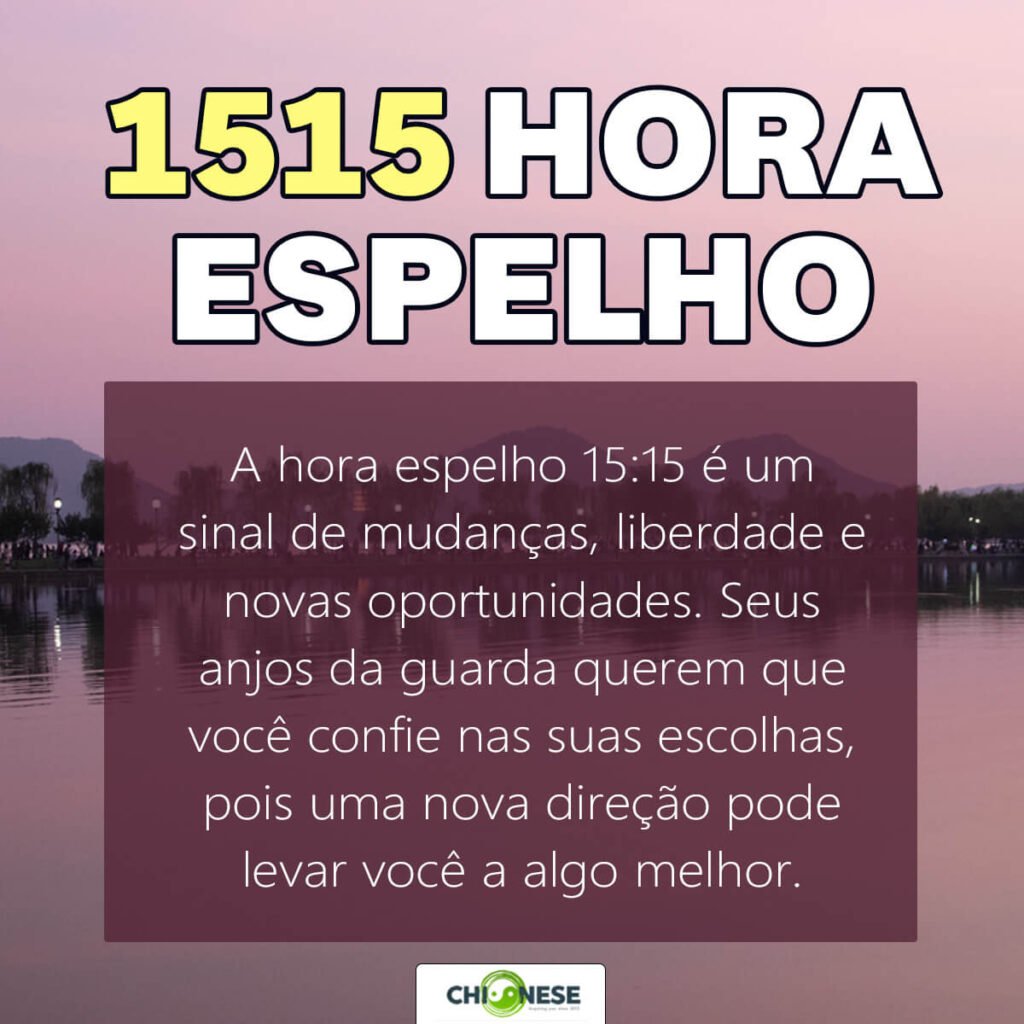 1515 hora espelho