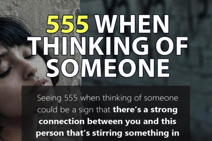 555 when thinking of someone