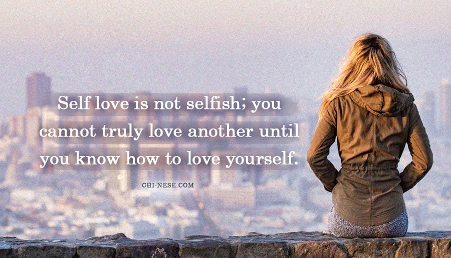 self love is not selfish