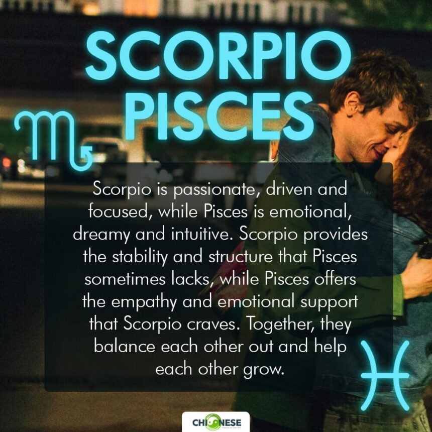 scorpio man attracted to pisces woman