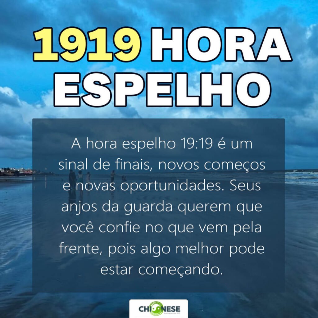1919 hora espelho