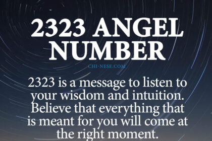 angel number 2323 spiritual meaning