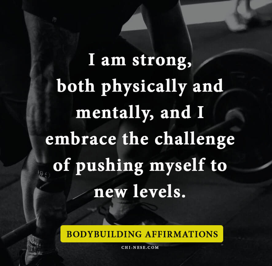 bodybuilding affirmations
