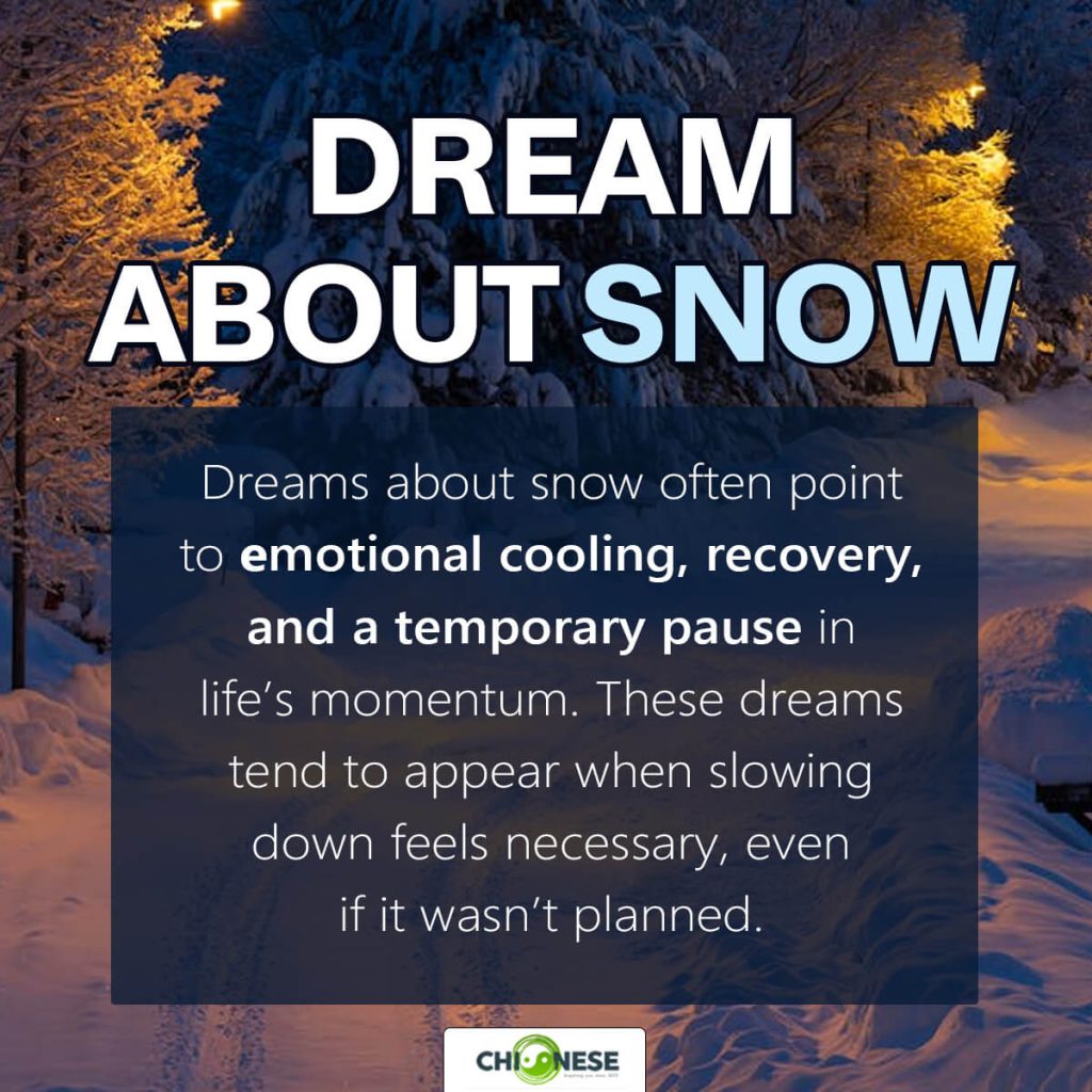 snow dream meaning