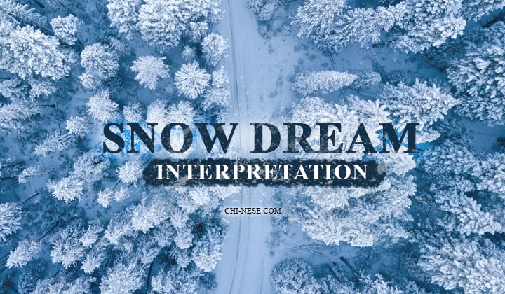 snow dream meaning interpretation