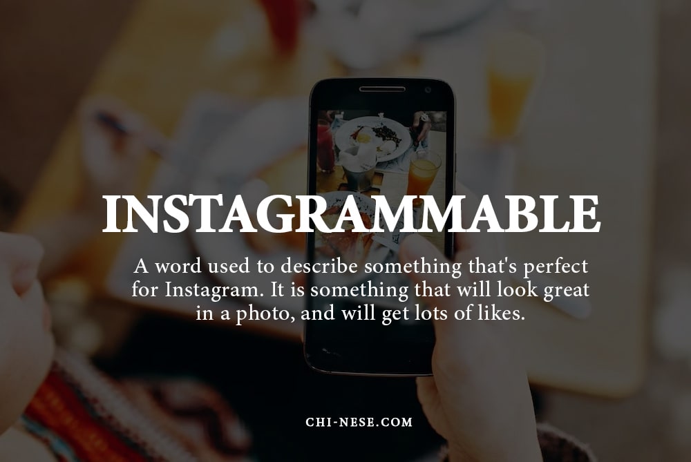 instagrammable meaning