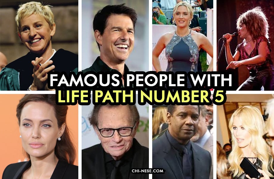 life path number 5 famous people