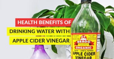 health benefits of drinking water with apple cider vinegar