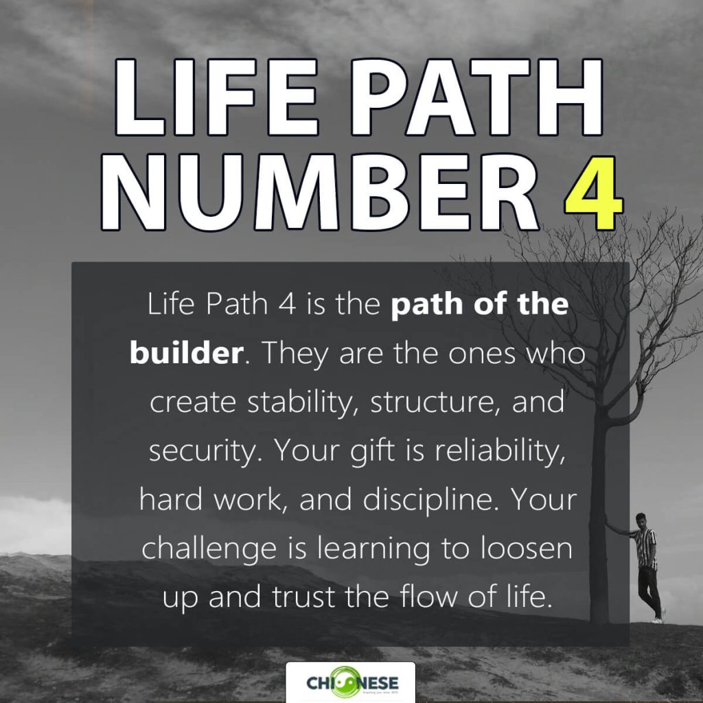 life path number 4