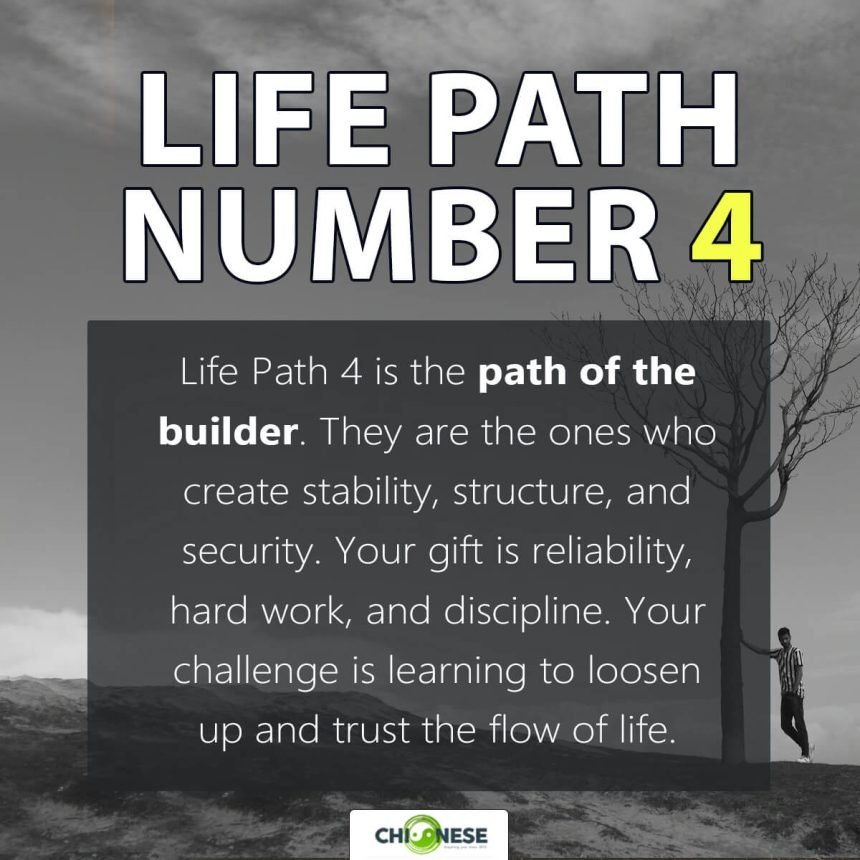 life path number 4