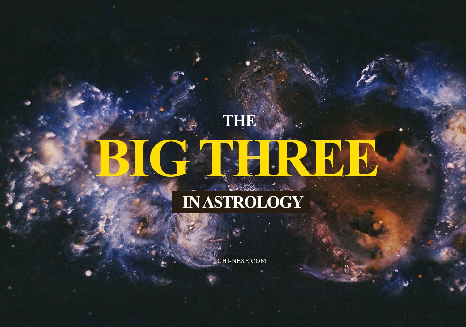 the big three in astrology