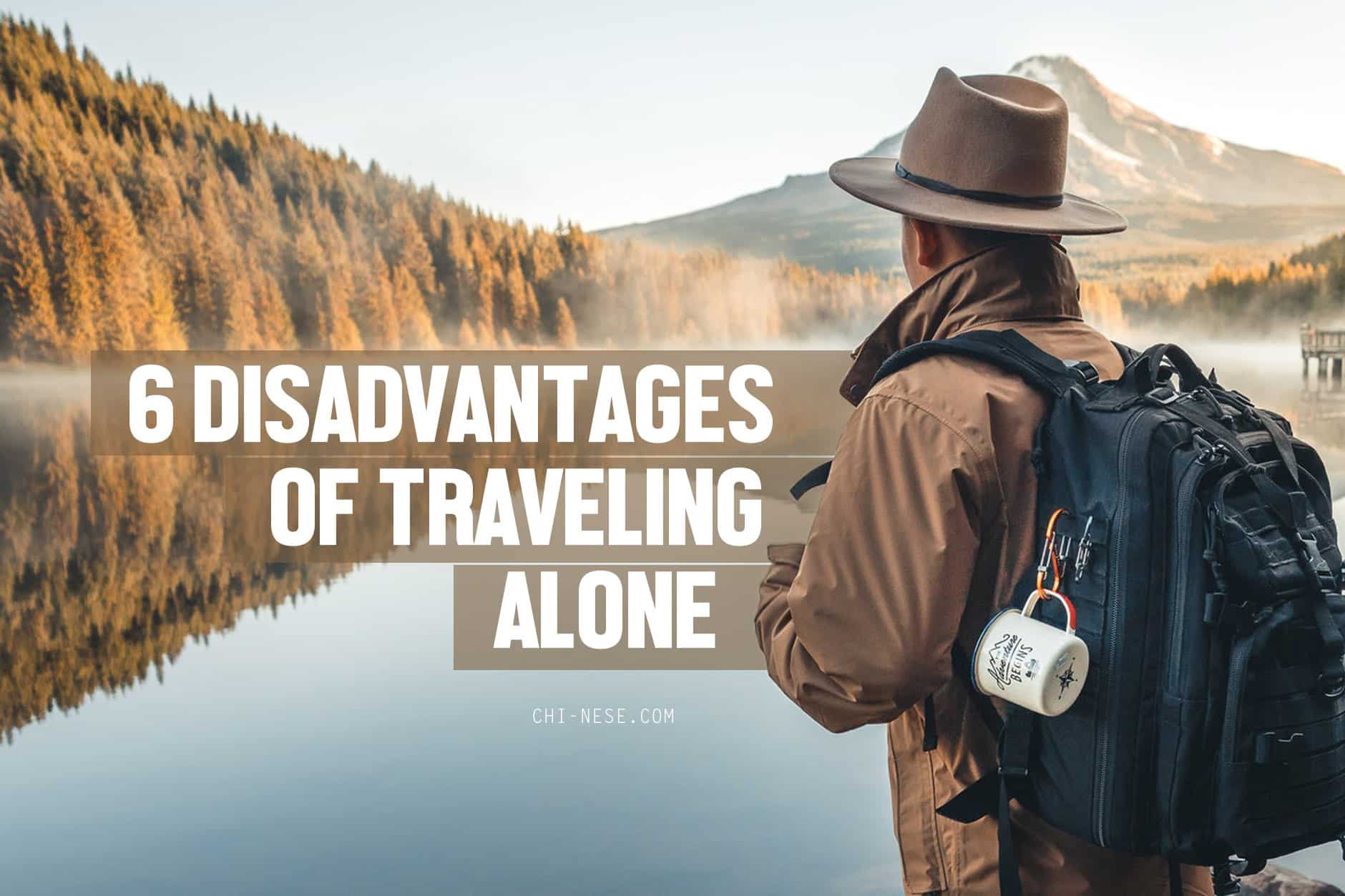 disadvantages of traveling alone