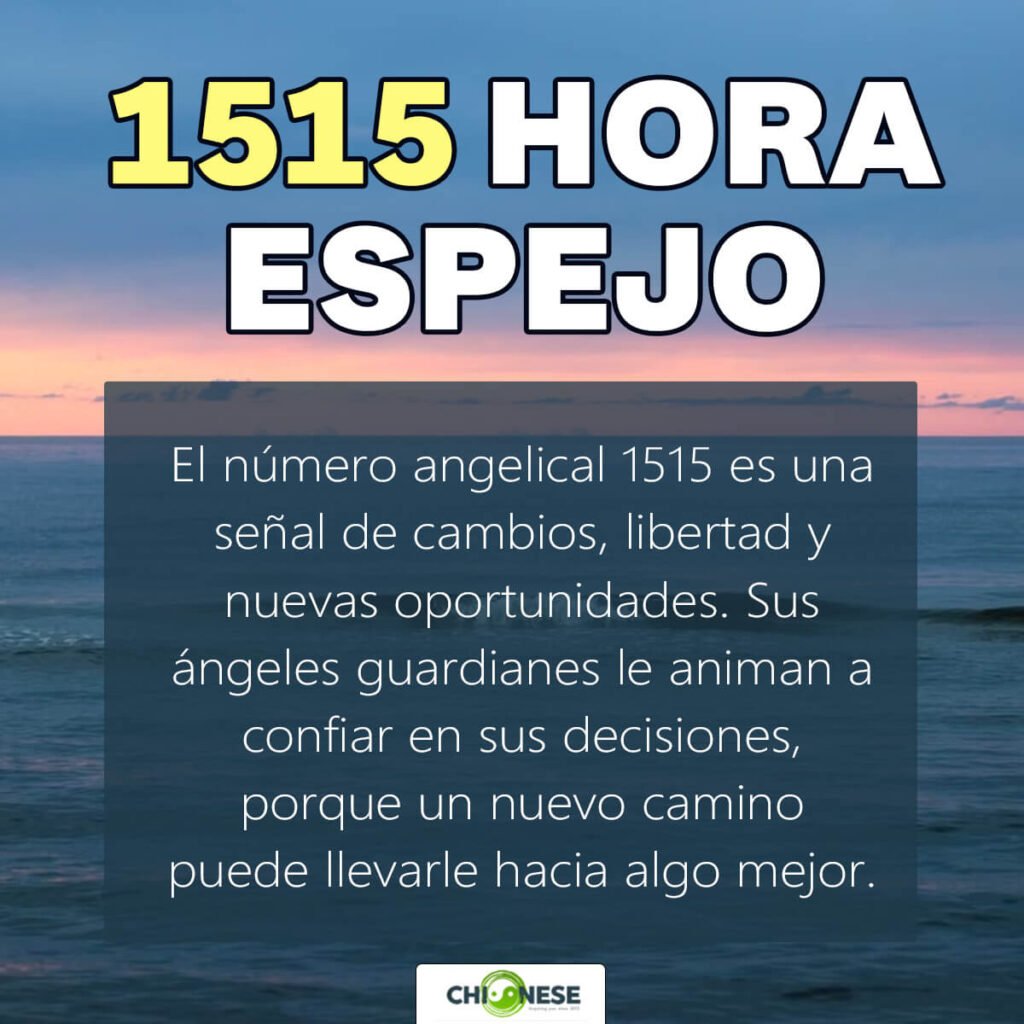 1515 hora espejo