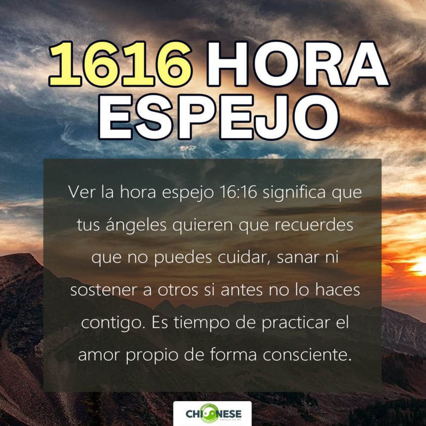 1616 hora espejo