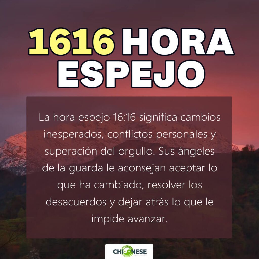 1616 hora espejo