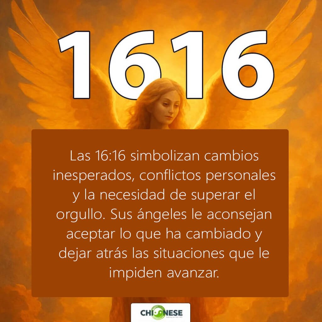 1616 significado espiritual