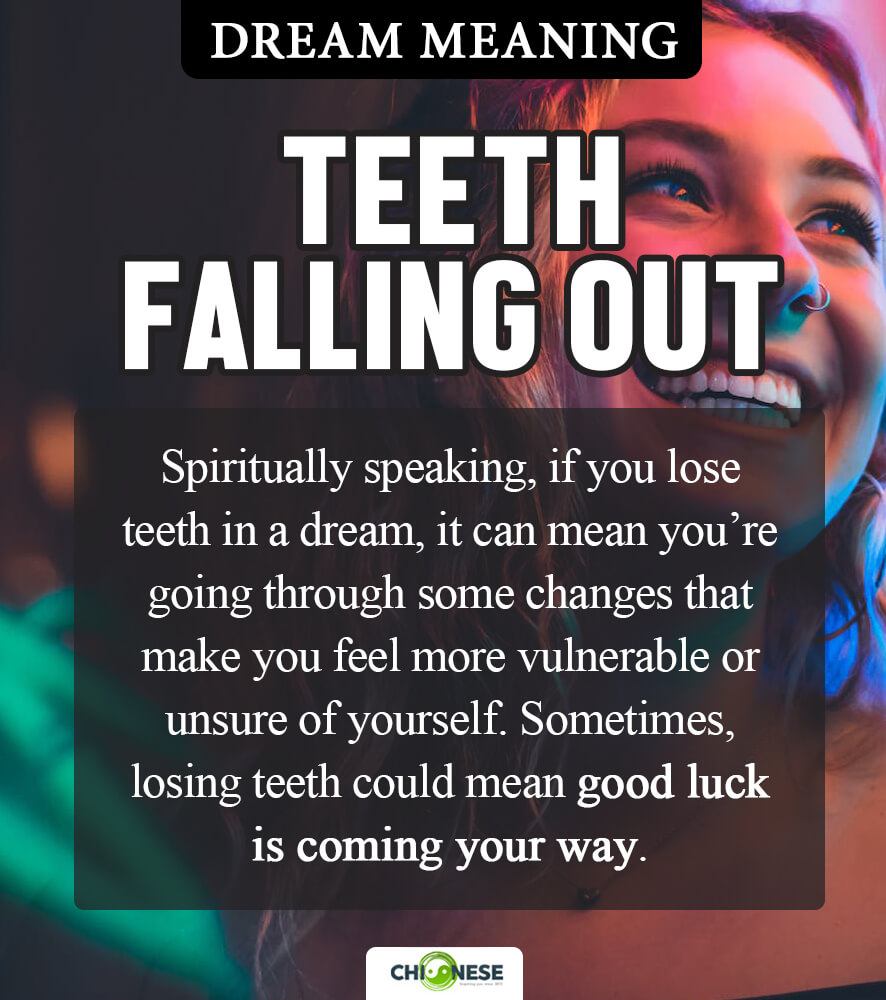 dream about teeth falling out
