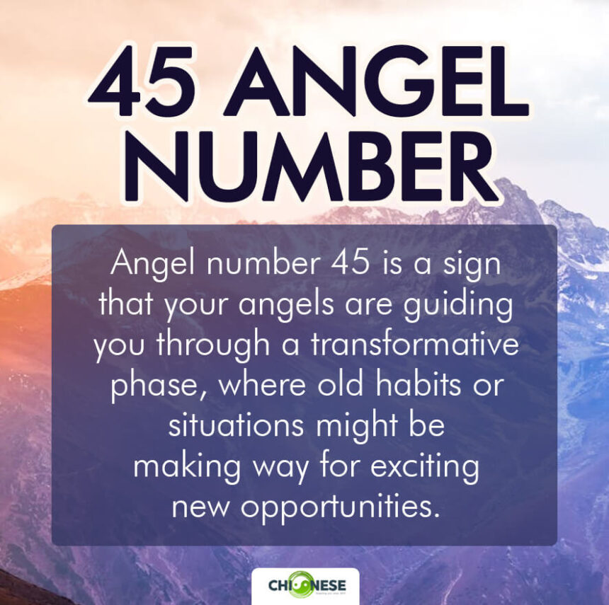 45 angel number