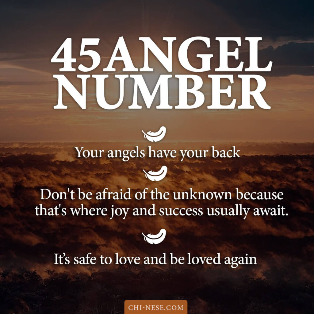 angel number 45 meaning