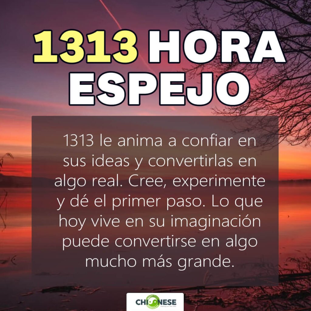 1313 hora espejo