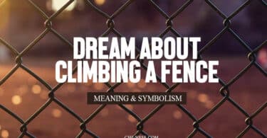 dream about climbing a fence