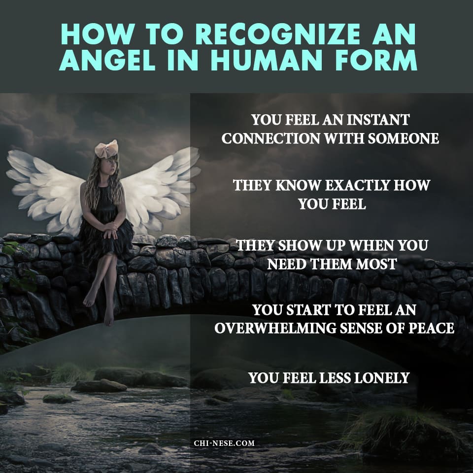 how to recognize an angel in human form