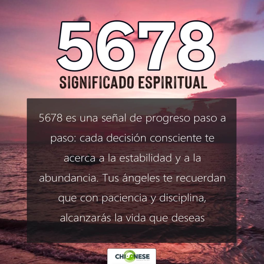 5678 significado espiritual